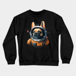 French Bulldog Astronaut Crewneck Sweatshirt